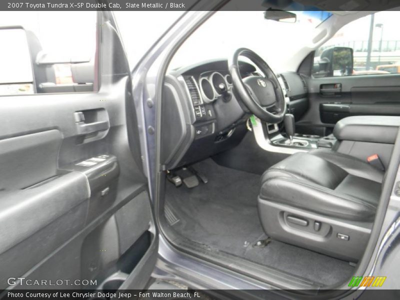 Slate Metallic / Black 2007 Toyota Tundra X-SP Double Cab