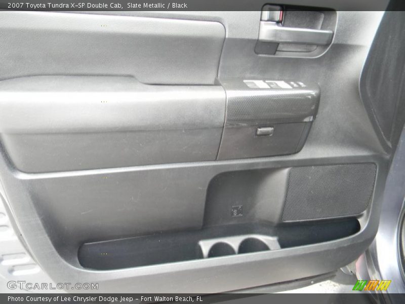Slate Metallic / Black 2007 Toyota Tundra X-SP Double Cab
