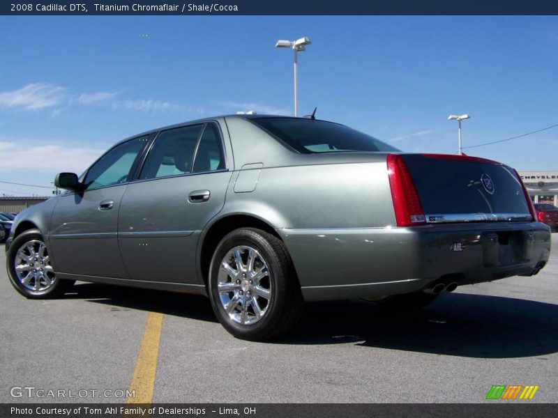 Titanium Chromaflair / Shale/Cocoa 2008 Cadillac DTS