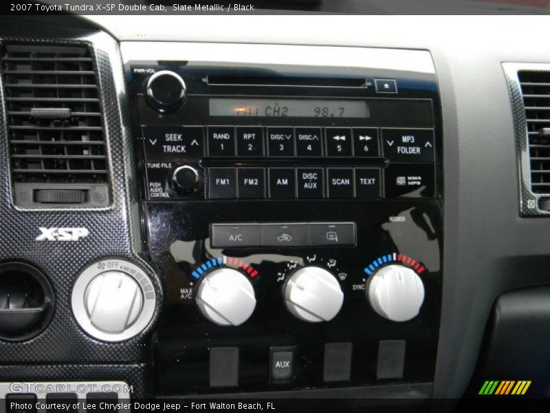 Slate Metallic / Black 2007 Toyota Tundra X-SP Double Cab