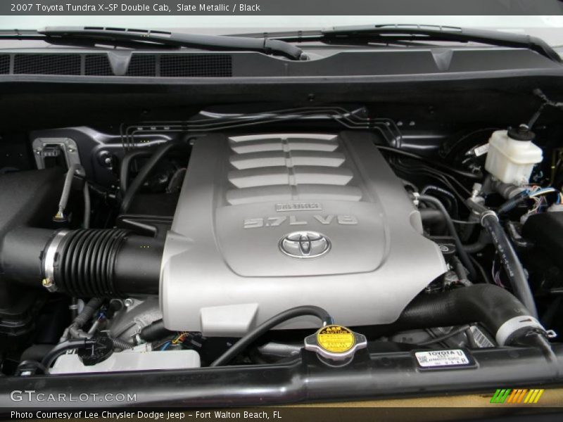 Slate Metallic / Black 2007 Toyota Tundra X-SP Double Cab