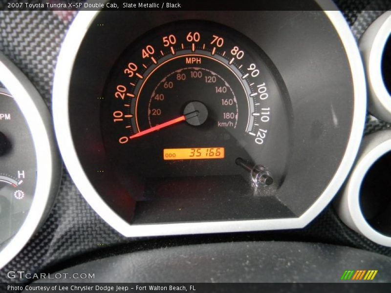 Slate Metallic / Black 2007 Toyota Tundra X-SP Double Cab