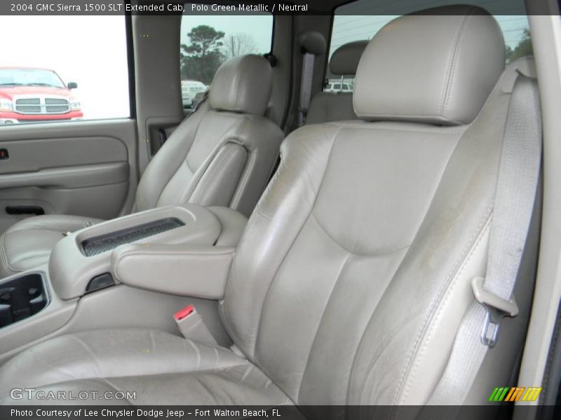  2004 Sierra 1500 SLT Extended Cab Neutral Interior