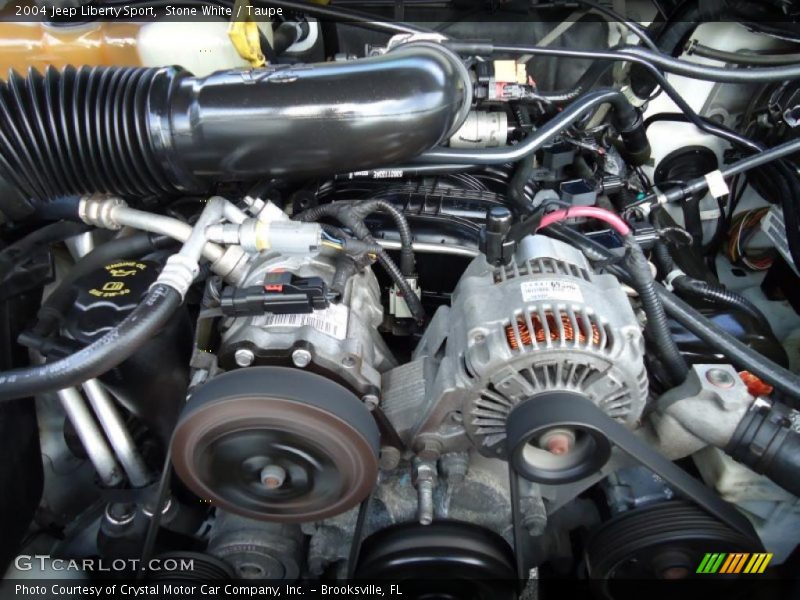 Stone White / Taupe 2004 Jeep Liberty Sport