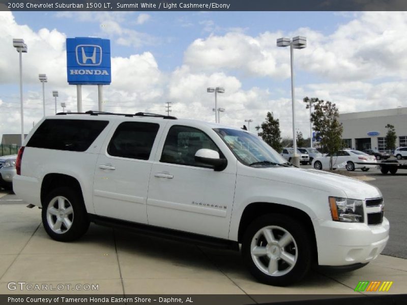 Summit White / Light Cashmere/Ebony 2008 Chevrolet Suburban 1500 LT