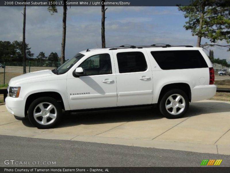 Summit White / Light Cashmere/Ebony 2008 Chevrolet Suburban 1500 LT
