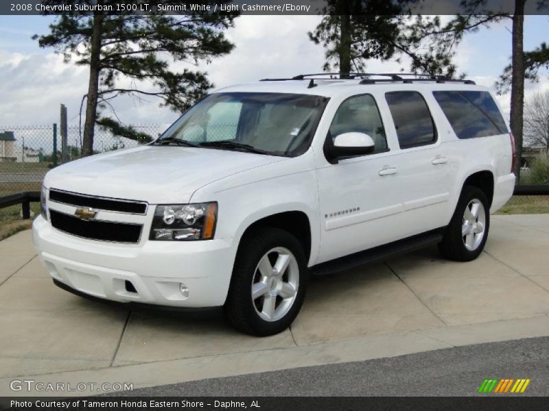 Summit White / Light Cashmere/Ebony 2008 Chevrolet Suburban 1500 LT