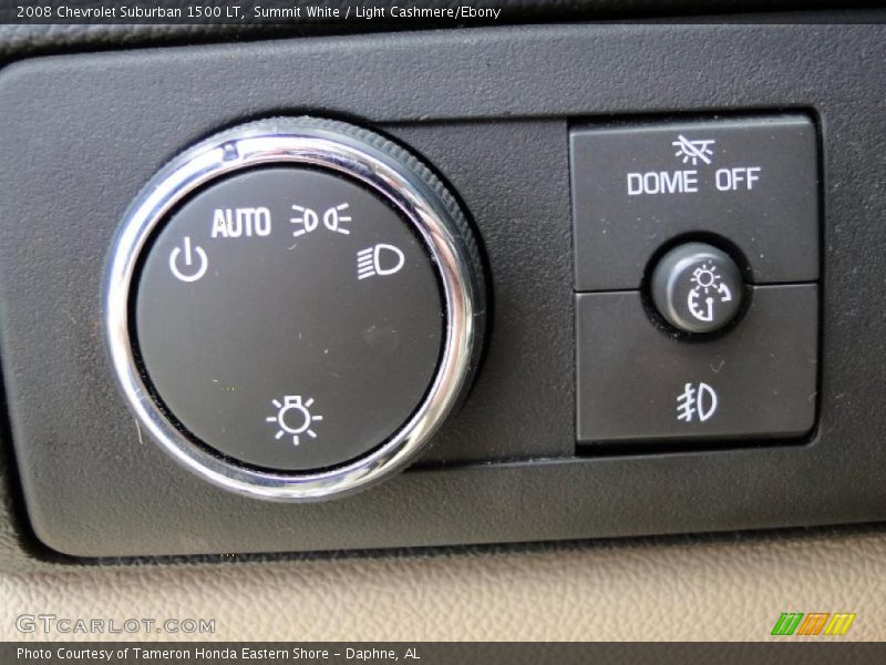 Controls of 2008 Suburban 1500 LT