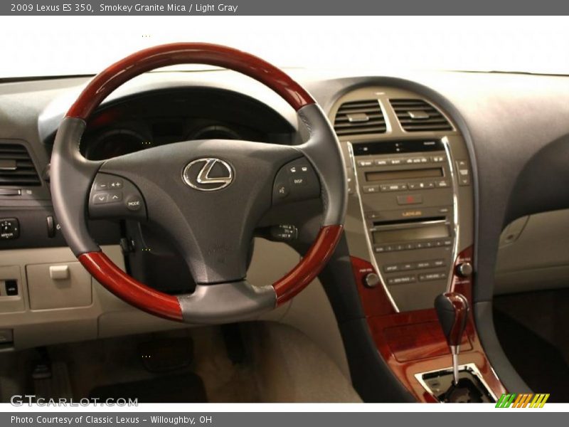 Smokey Granite Mica / Light Gray 2009 Lexus ES 350