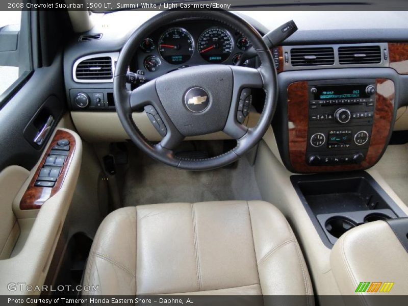 Summit White / Light Cashmere/Ebony 2008 Chevrolet Suburban 1500 LT