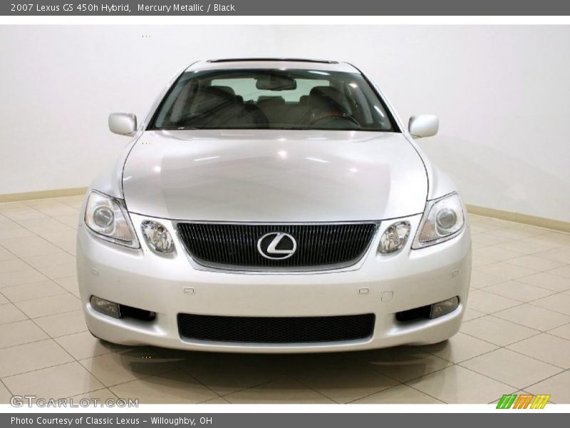Mercury Metallic / Black 2007 Lexus GS 450h Hybrid