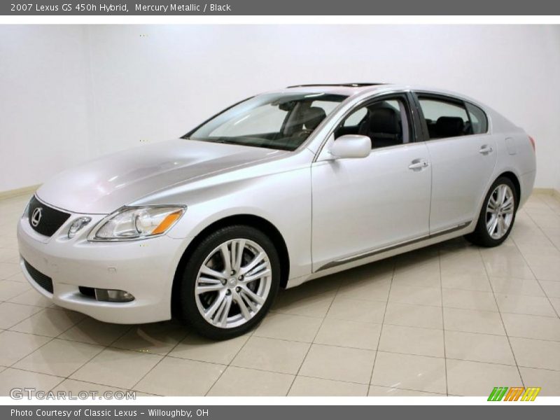 Mercury Metallic / Black 2007 Lexus GS 450h Hybrid
