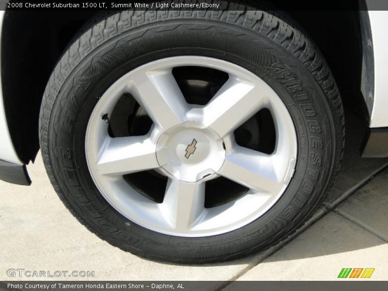 Summit White / Light Cashmere/Ebony 2008 Chevrolet Suburban 1500 LT
