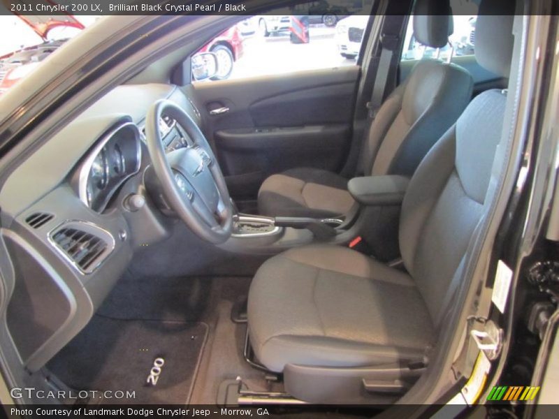  2011 200 LX Black Interior