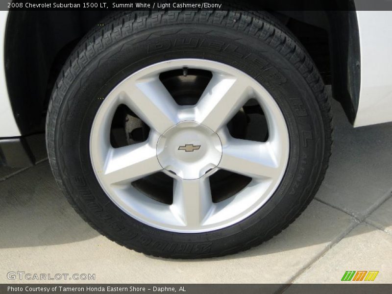 Summit White / Light Cashmere/Ebony 2008 Chevrolet Suburban 1500 LT