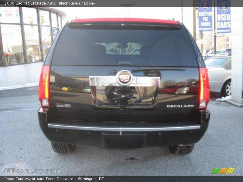 Black Raven / Ebony 2008 Cadillac Escalade AWD