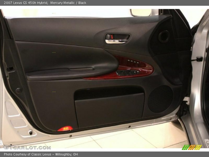 Mercury Metallic / Black 2007 Lexus GS 450h Hybrid