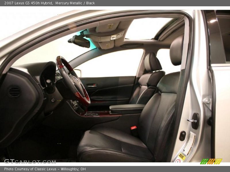 Mercury Metallic / Black 2007 Lexus GS 450h Hybrid