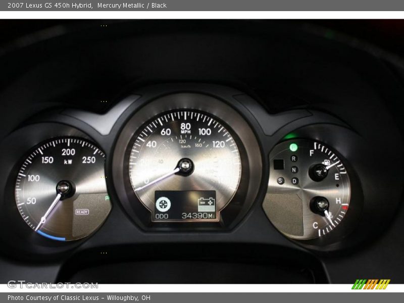  2007 GS 450h Hybrid 450h Hybrid Gauges