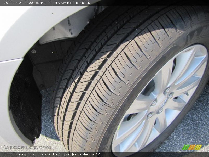Bright Silver Metallic / Black 2011 Chrysler 200 Touring
