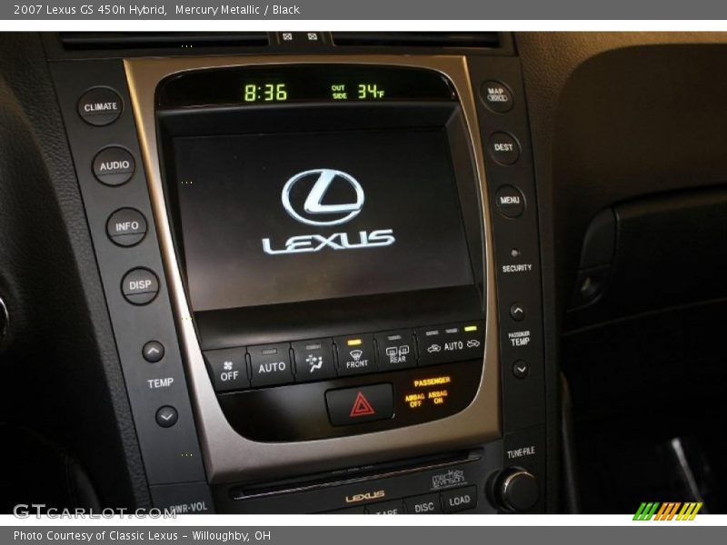 Controls of 2007 GS 450h Hybrid