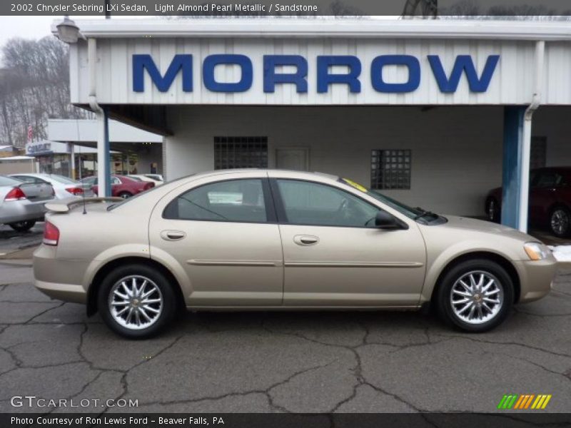 Light Almond Pearl Metallic / Sandstone 2002 Chrysler Sebring LXi Sedan