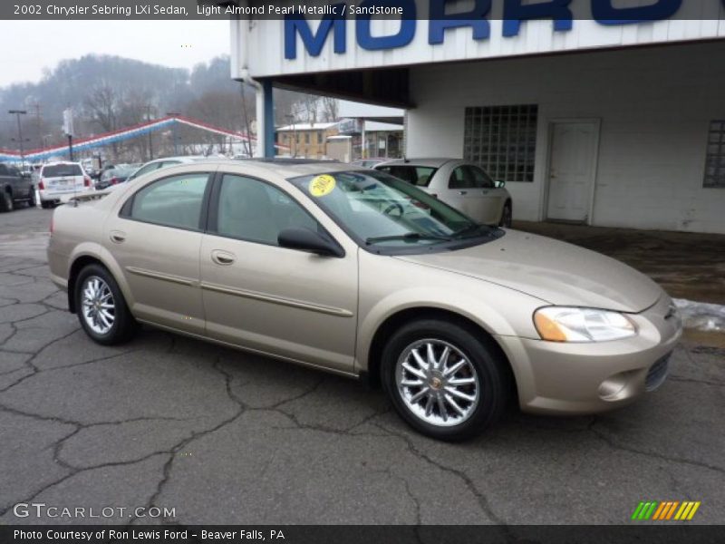 Light Almond Pearl Metallic / Sandstone 2002 Chrysler Sebring LXi Sedan