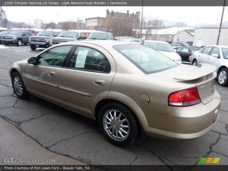 Light Almond Pearl Metallic / Sandstone 2002 Chrysler Sebring LXi Sedan