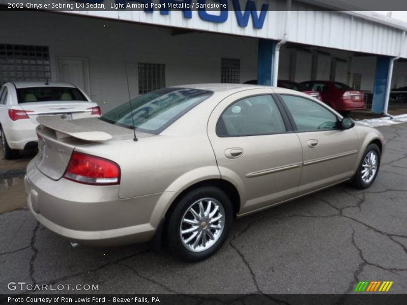 Light Almond Pearl Metallic / Sandstone 2002 Chrysler Sebring LXi Sedan