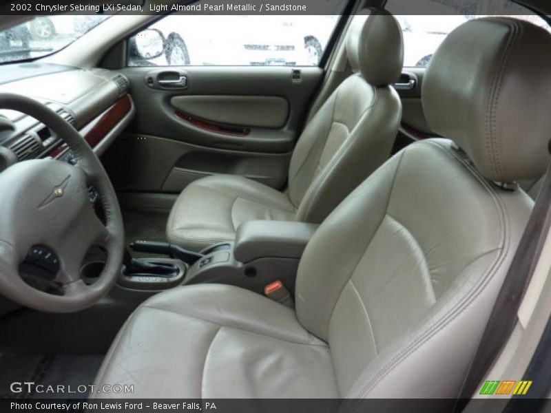  2002 Sebring LXi Sedan Sandstone Interior