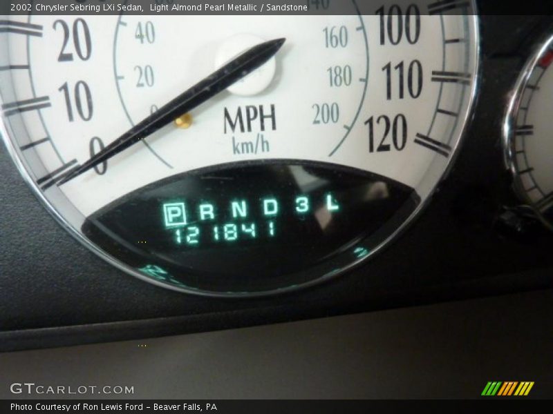 Light Almond Pearl Metallic / Sandstone 2002 Chrysler Sebring LXi Sedan