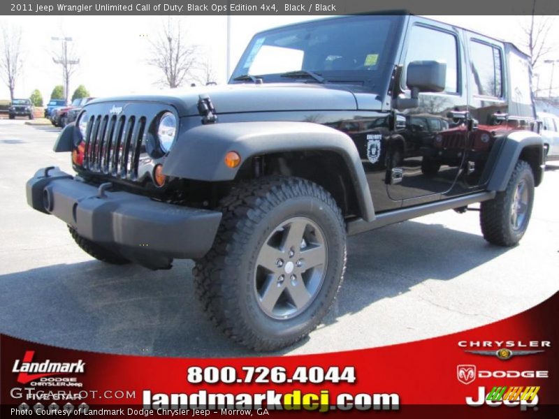 Black / Black 2011 Jeep Wrangler Unlimited Call of Duty: Black Ops Edition 4x4