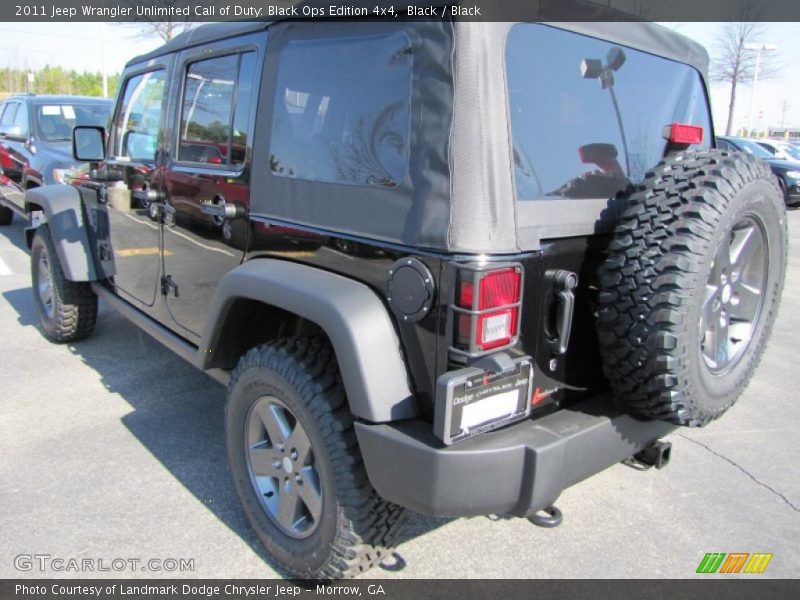 Black / Black 2011 Jeep Wrangler Unlimited Call of Duty: Black Ops Edition 4x4