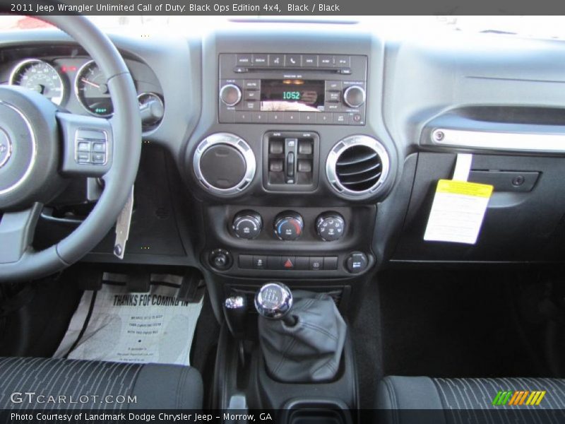  2011 Wrangler Unlimited Call of Duty: Black Ops Edition 4x4 6 Speed Manual Shifter