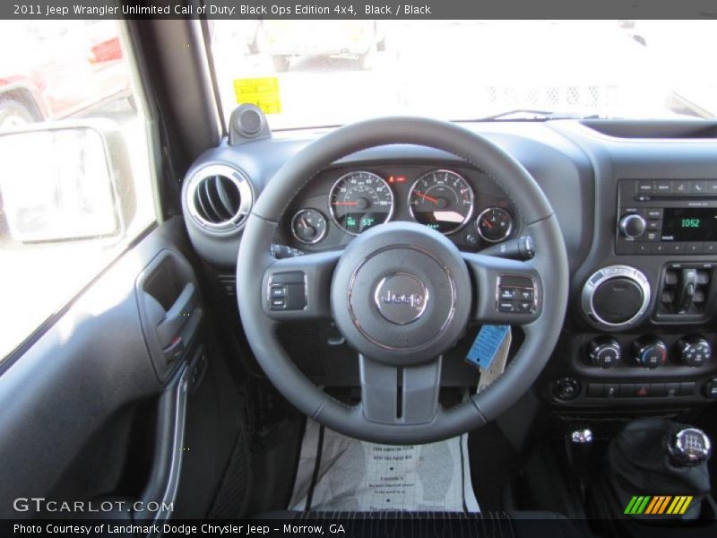  2011 Wrangler Unlimited Call of Duty: Black Ops Edition 4x4 Steering Wheel