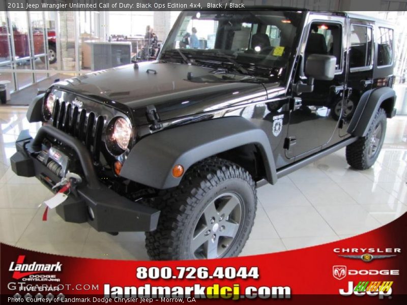 Black / Black 2011 Jeep Wrangler Unlimited Call of Duty: Black Ops Edition 4x4