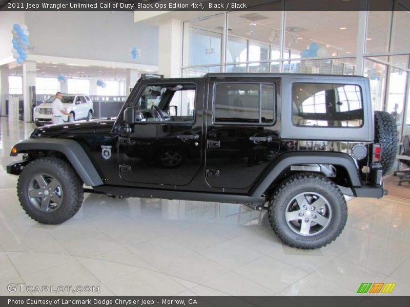 Black / Black 2011 Jeep Wrangler Unlimited Call of Duty: Black Ops Edition 4x4