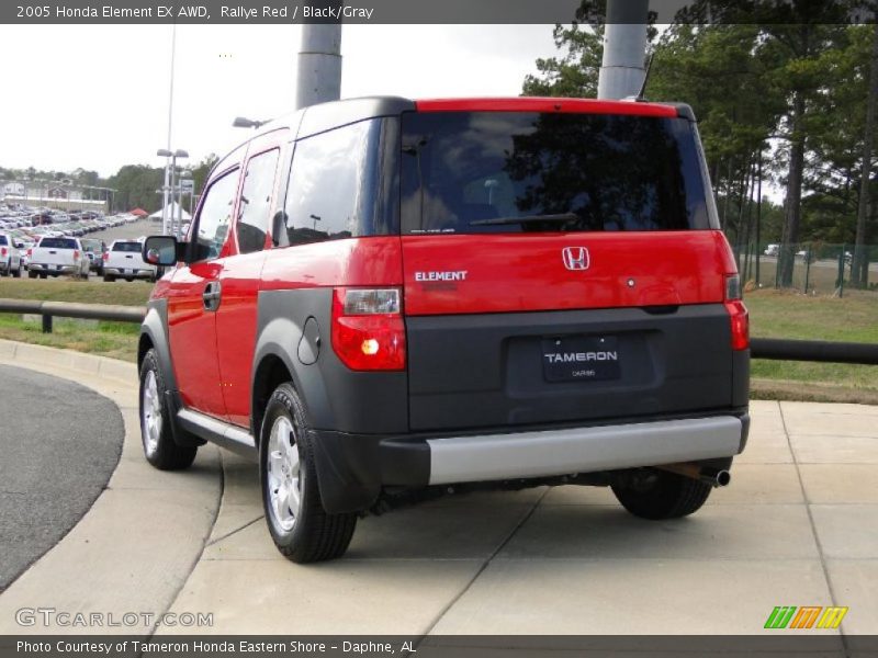 Rallye Red / Black/Gray 2005 Honda Element EX AWD