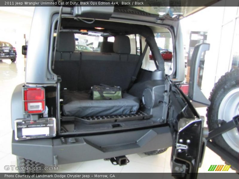  2011 Wrangler Unlimited Call of Duty: Black Ops Edition 4x4 Trunk