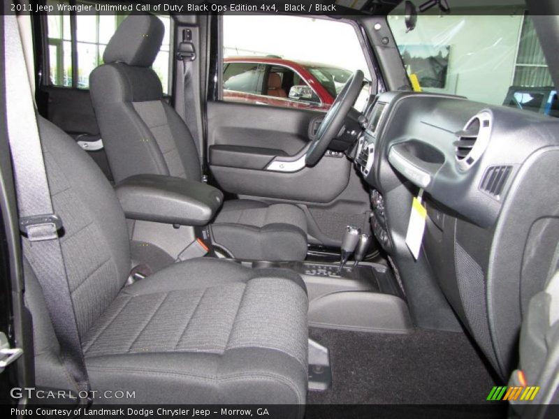  2011 Wrangler Unlimited Call of Duty: Black Ops Edition 4x4 Black Interior
