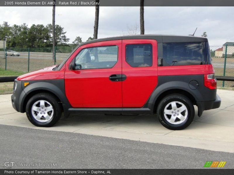 Rallye Red / Black/Gray 2005 Honda Element EX AWD