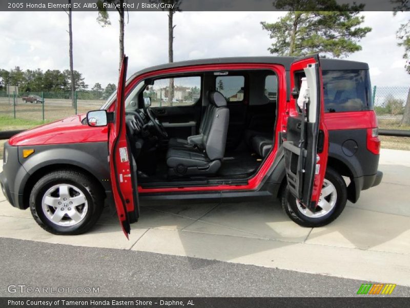 Rallye Red / Black/Gray 2005 Honda Element EX AWD