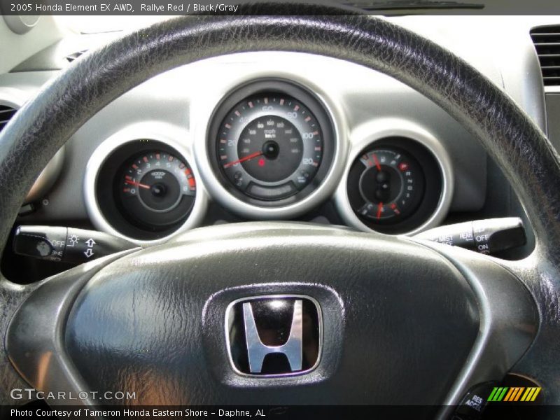 Rallye Red / Black/Gray 2005 Honda Element EX AWD