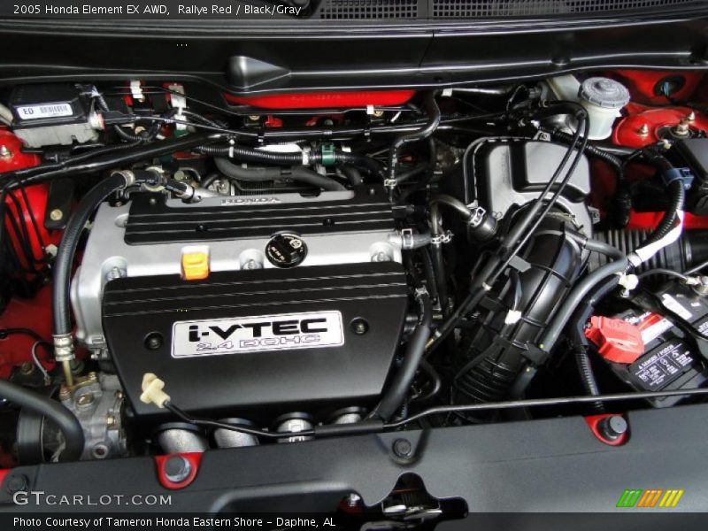  2005 Element EX AWD Engine - 2.4 Liter DOHC 16-Valve 4 Cylinder