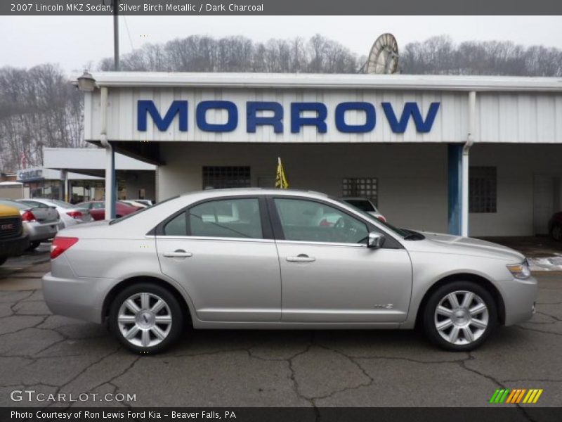 Silver Birch Metallic / Dark Charcoal 2007 Lincoln MKZ Sedan