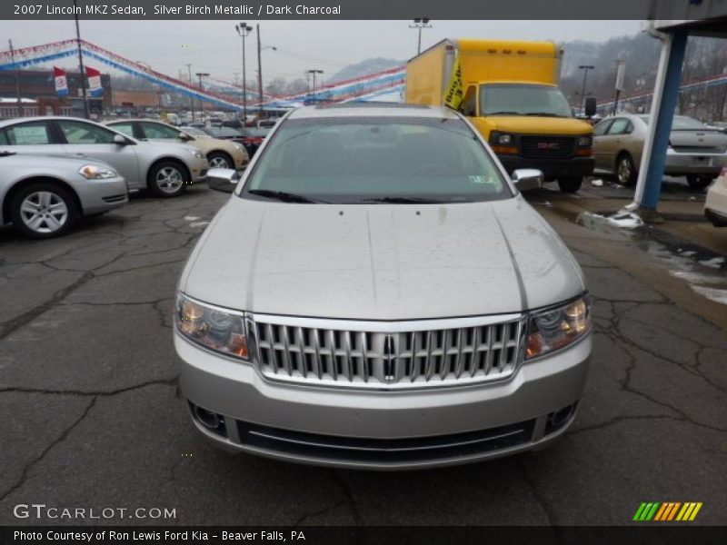 Silver Birch Metallic / Dark Charcoal 2007 Lincoln MKZ Sedan