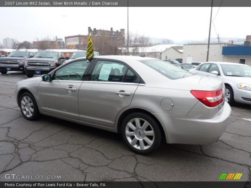 Silver Birch Metallic / Dark Charcoal 2007 Lincoln MKZ Sedan