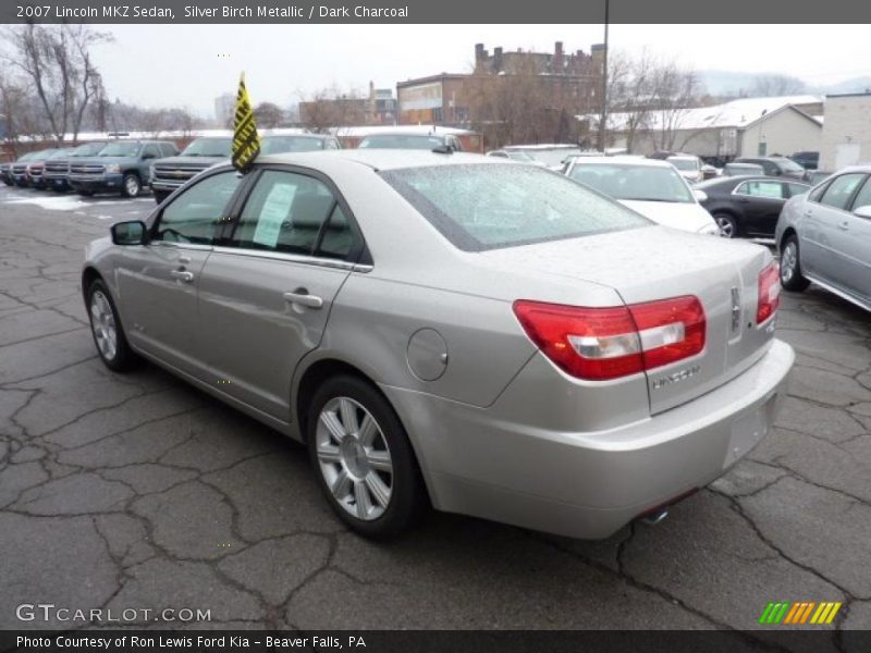 Silver Birch Metallic / Dark Charcoal 2007 Lincoln MKZ Sedan
