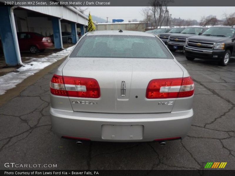Silver Birch Metallic / Dark Charcoal 2007 Lincoln MKZ Sedan