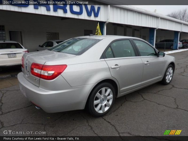 Silver Birch Metallic / Dark Charcoal 2007 Lincoln MKZ Sedan